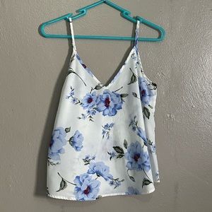 SHEIN FLORAL tank Top size XS